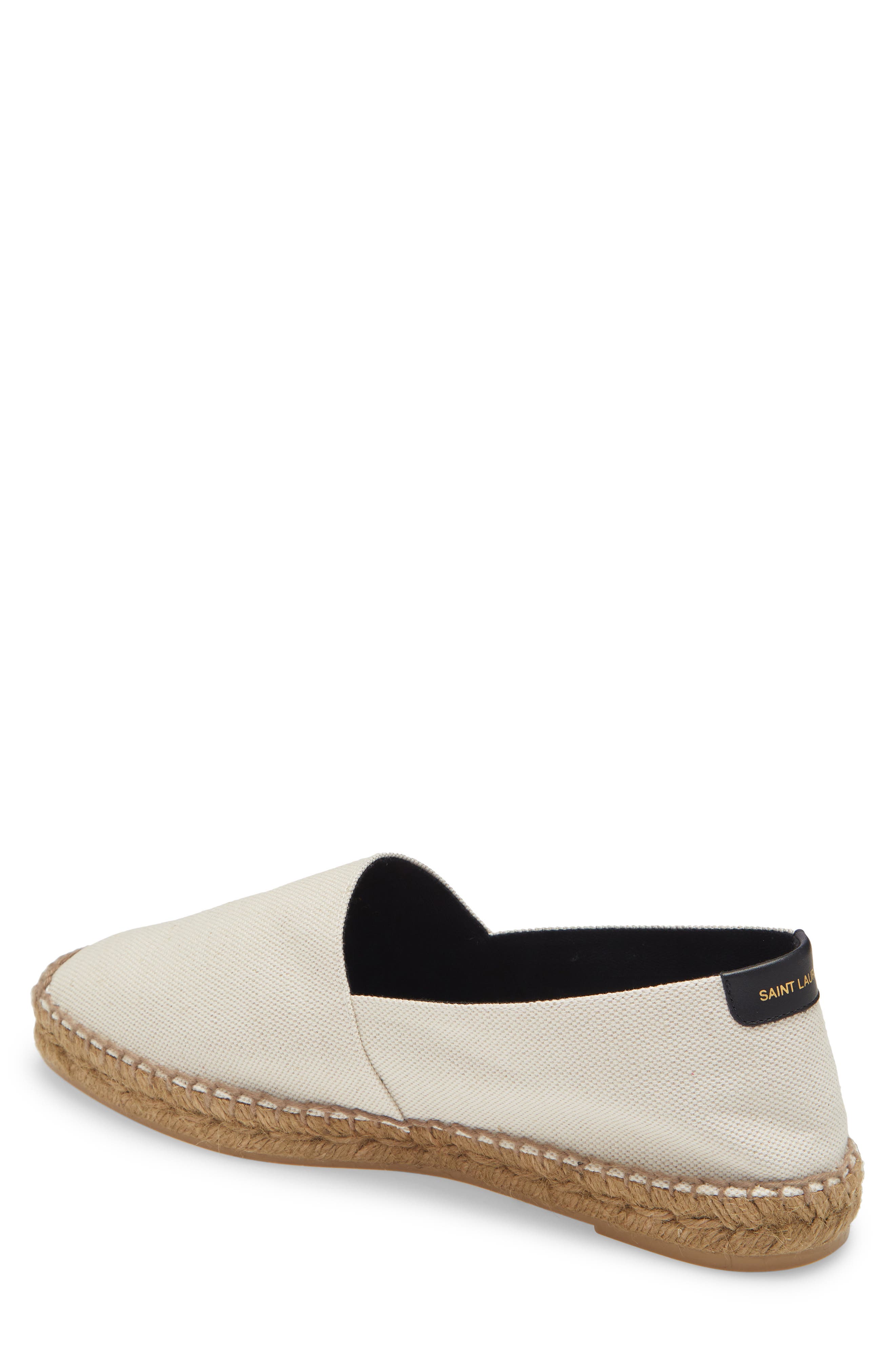 Saint Laurent Embroidered Espadrille Slip-On, Alternate, color, 