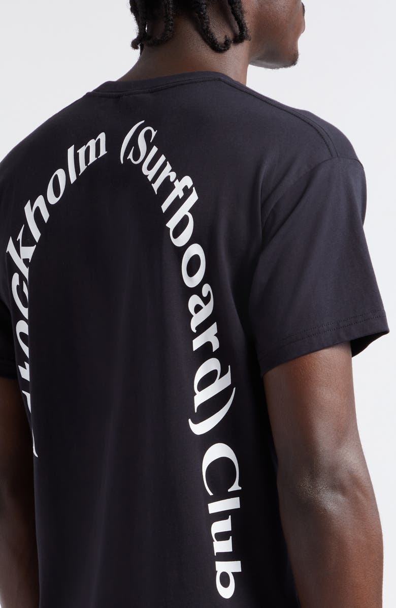 STOCKHOLM SURFBOARD CLUB Alko Back Logo Graphic T-Shirt, Alternate, color, 