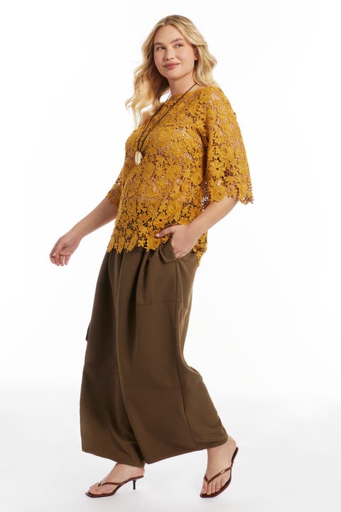 Allover Lace Top (Plus)