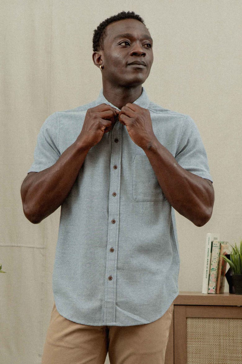 Bryce Shirt, Alternate, color, Denim Twill