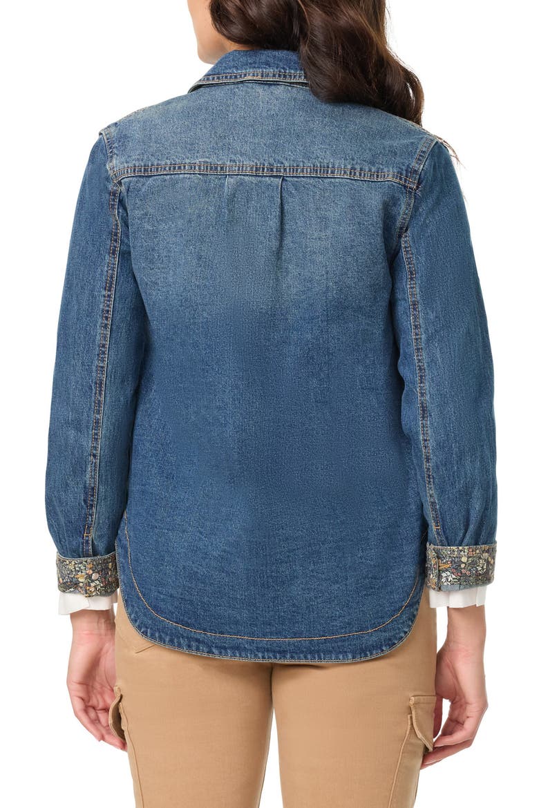 Denim Shirt Jacket, Alternate, color, OCEAN LIBERTY FLORAL