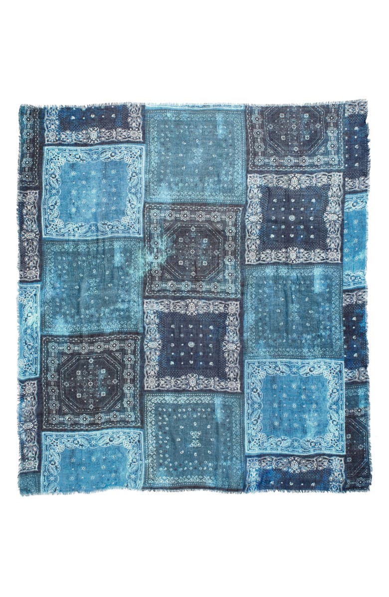 Treasure & Bond Patched Bandana Scarf, Alternate, color,