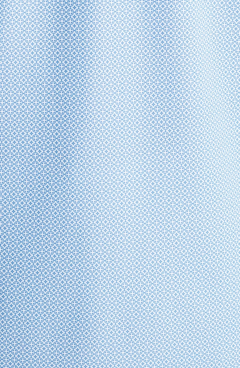 Peter Millar Galiza Medallion Print Performance Mesh Polo, Alternate, color, Sailor Blue