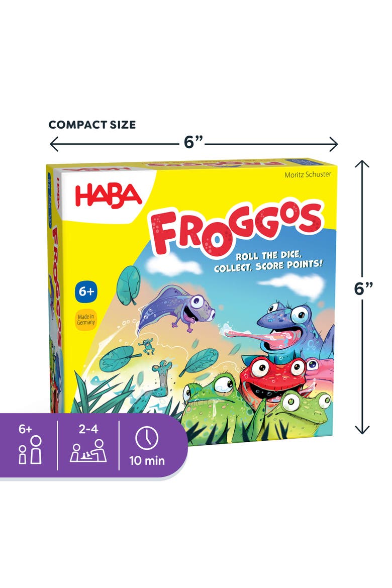 Froggos Dice Game, Alternate, color, Yellow Multi