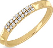 Bony Levy Cleo 18K Yellow Gold Diamond Stackable Ring