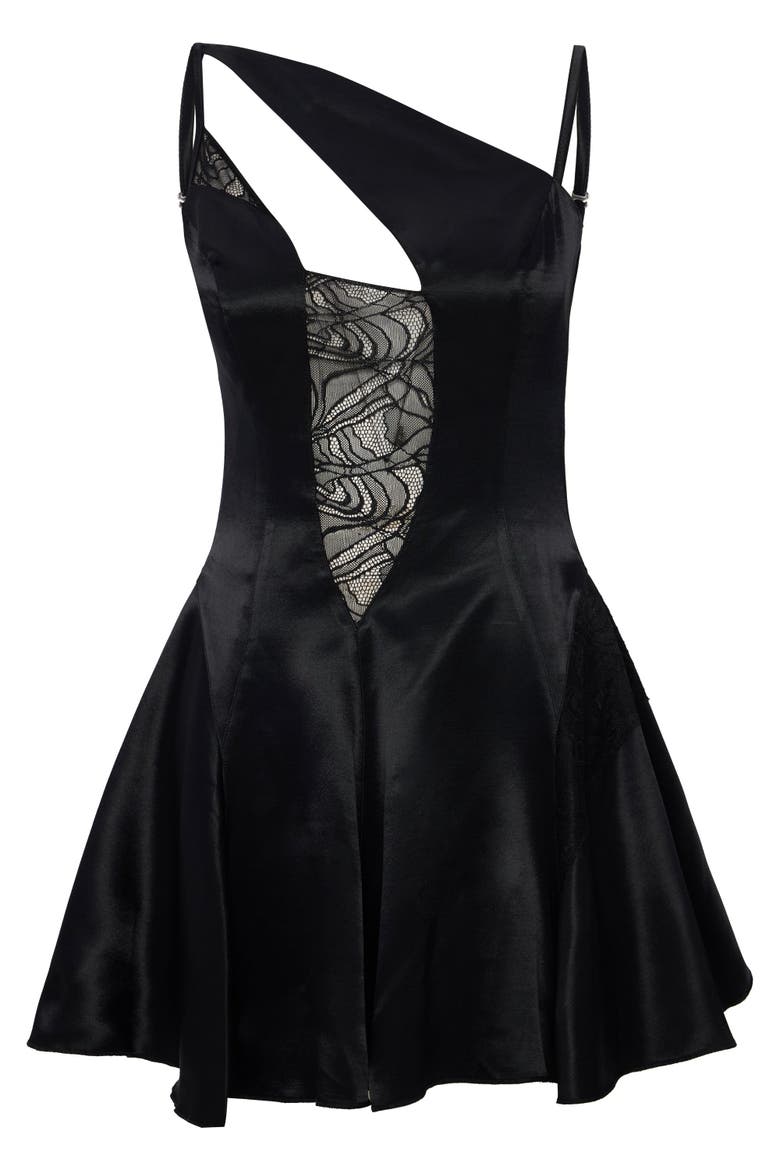 Mini Dress, Main, color, BLACK