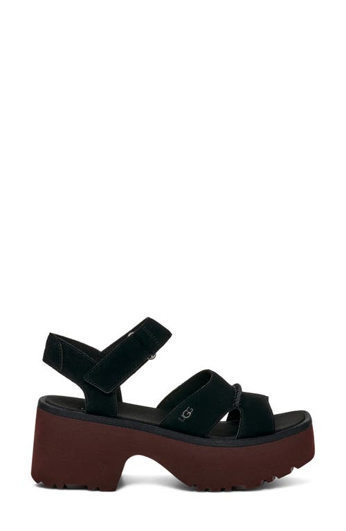Ugg(r) New Heights Platform Sandal In Black
