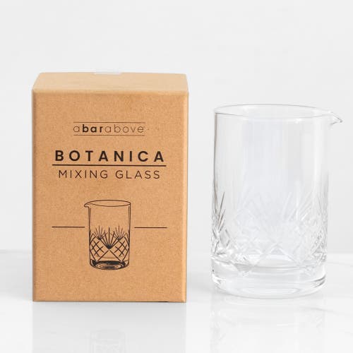 A Bar Above Cocktail Mixing Glass, Botanica Style In Glass