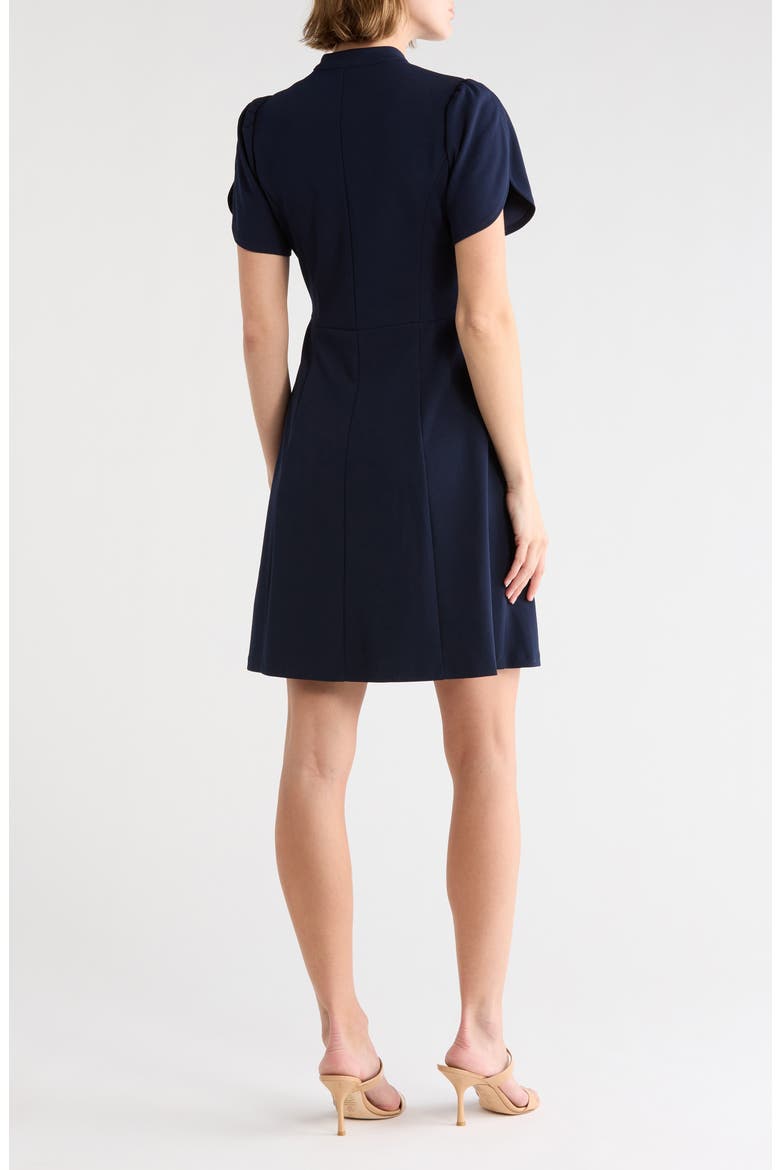 Fit and Flare Dress, Alternate, color, NAVY