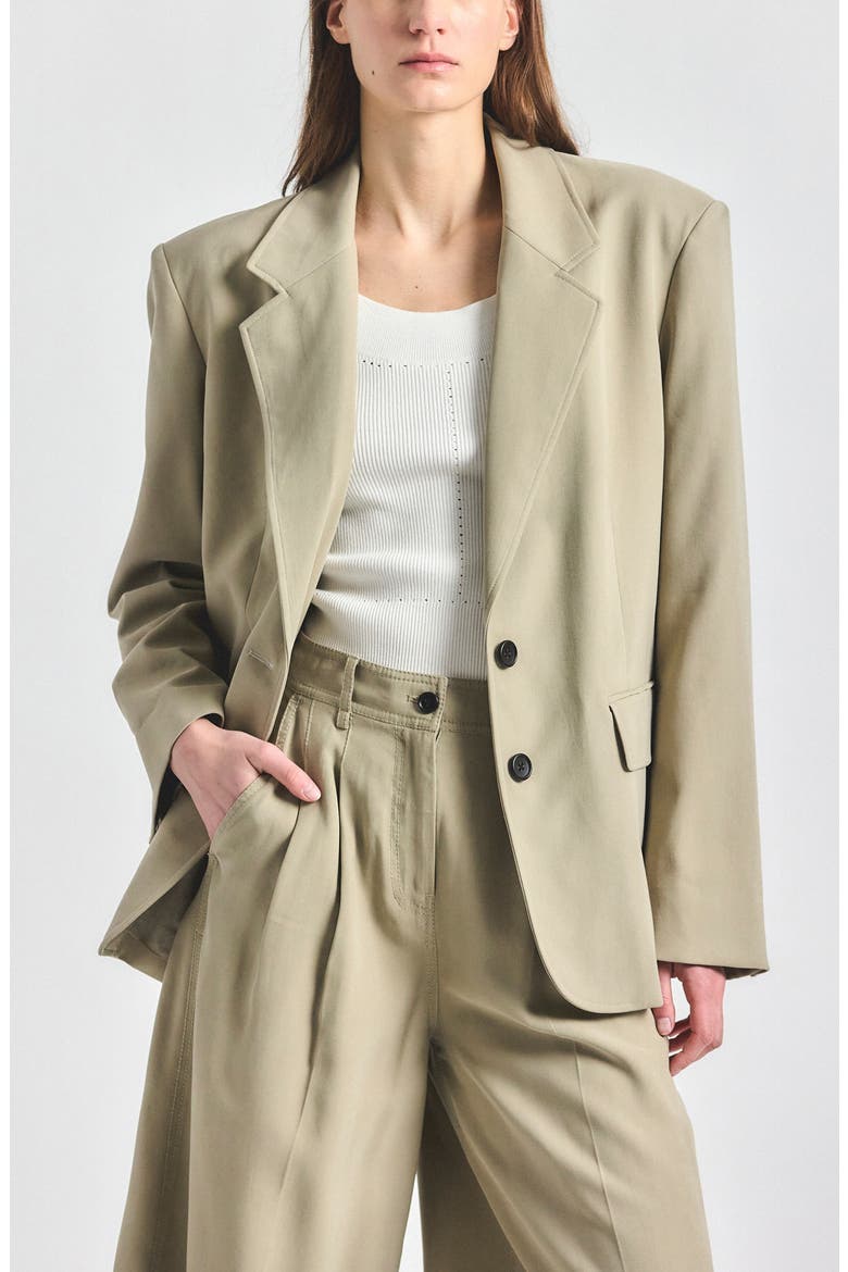Poppy Relaxed Blazer, Main, color, SILVER SAGE