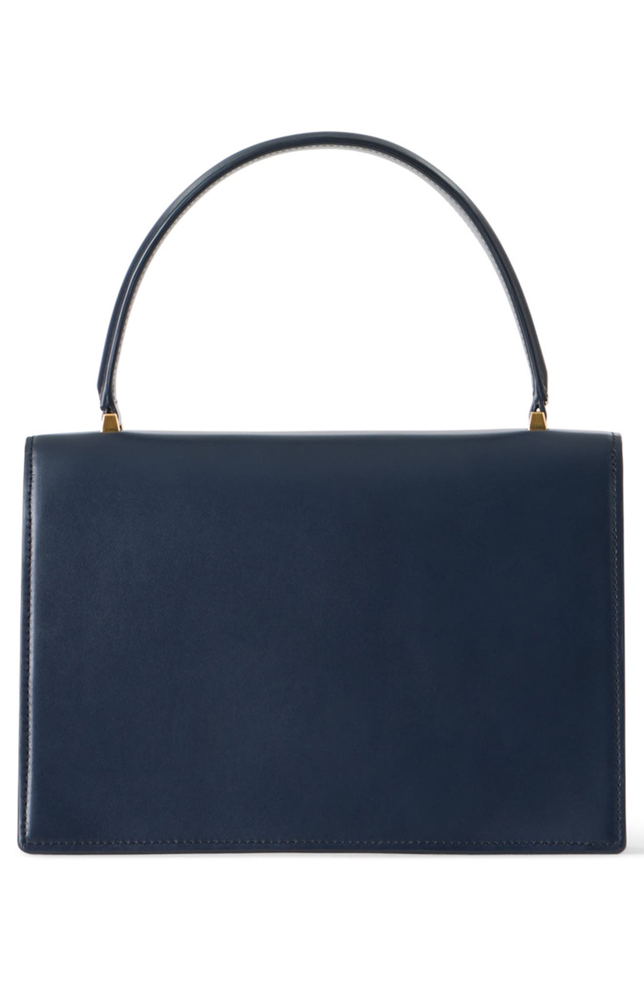 Medium Alice Leather Top Handle Bag, Alternate, color, DENIM