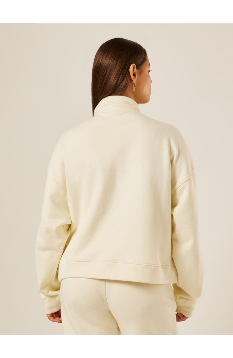 Be Athletica Varsity Athletica Quarter Zip Sweatshirt, Alternate, color, 