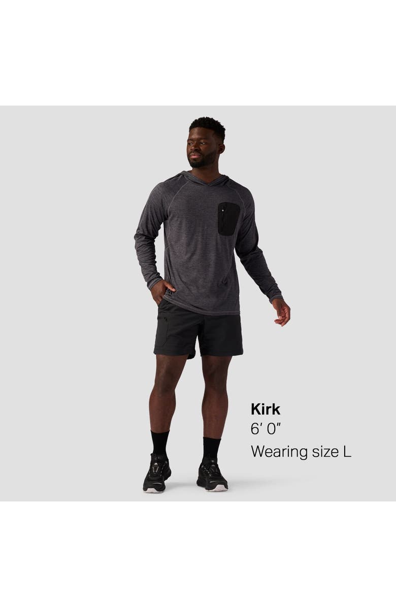 Backcountry Destination Pullover Hoodie - Men's, Alternate, color, Turbulence/Black