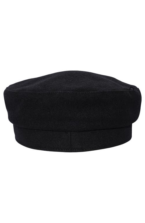 Lauren Ralplh Lauren Wool Brim Cap In Black