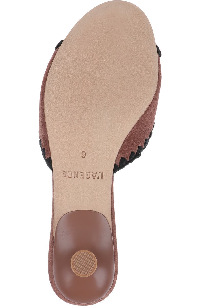 L'AGENCE Lexington Slide Sandal, Alternate, color, Hazel Suede