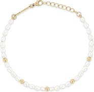 Zoë Chicco Baroque Pearl & 14K Gold Bracelet