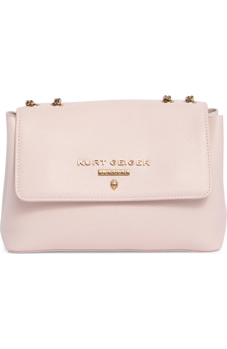 Kurt Geiger London Hampstead Flap Crossbody Bag, Main, color, Pale Pink