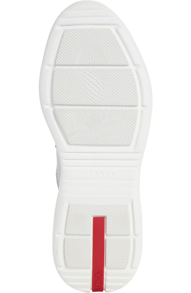 Prada Logo Low Top Sneaker, Alternate, color, Royal Patent