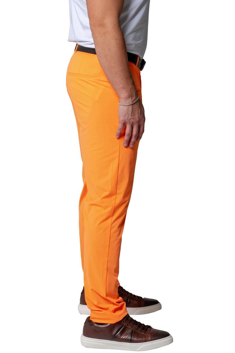 Sun Orange Slim Fit Pants, Alternate, color, ORANGE