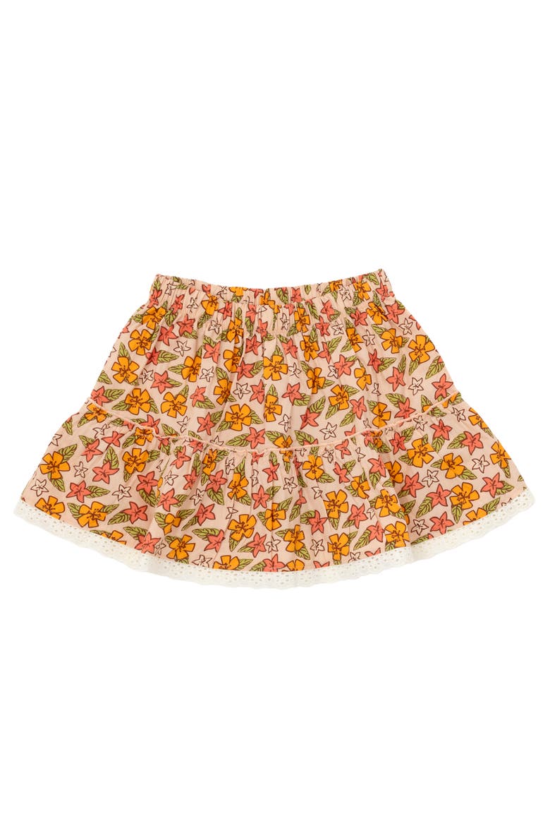 Moana 2-Piece Sweatshirt and Skirt Set, Alternate, color, Peach Moana Pua