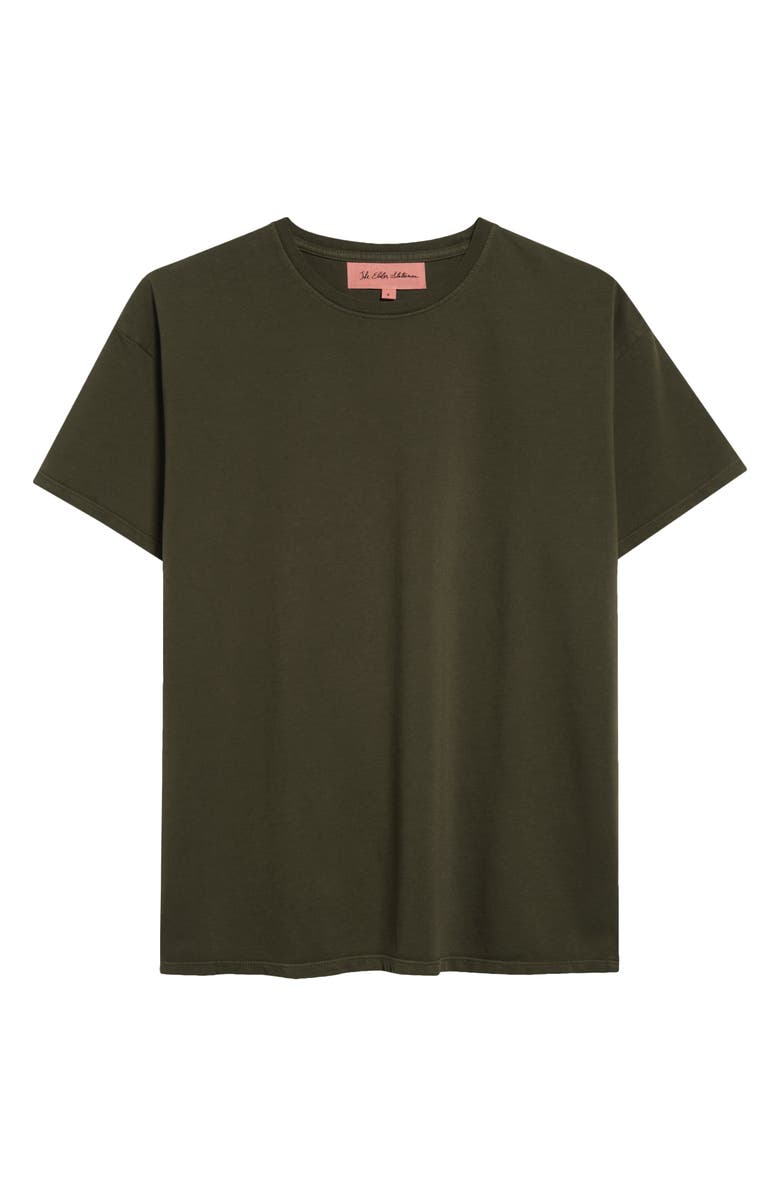 The Elder Statesman Pica Cotton & Cashmere T-Shirt, Alternate, color, 303 New Olive