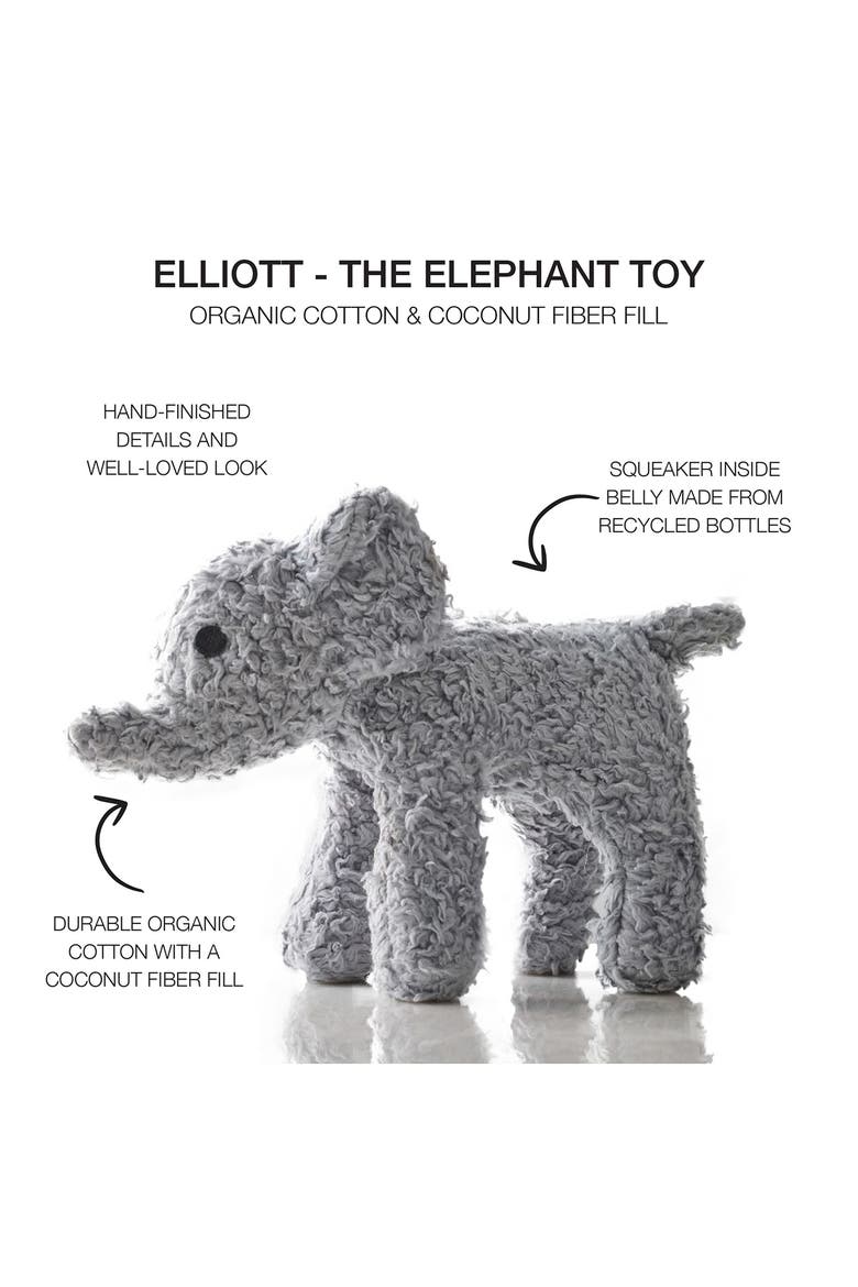 Elliott the Elephant Bear Dog Toy, Alternate, color, ELLIOTT