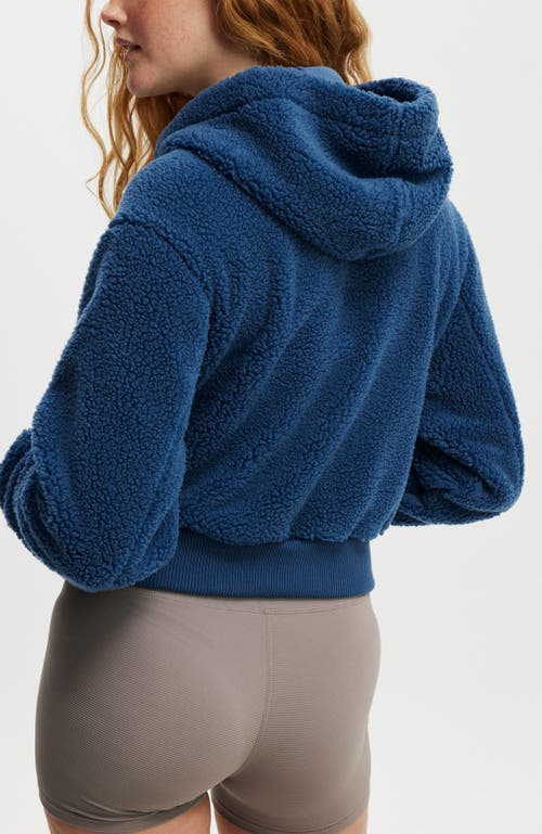 COTTON ON BODY COTTON ON BODY HOODED SOFT FLEECE ZIP THROUGH JACKET