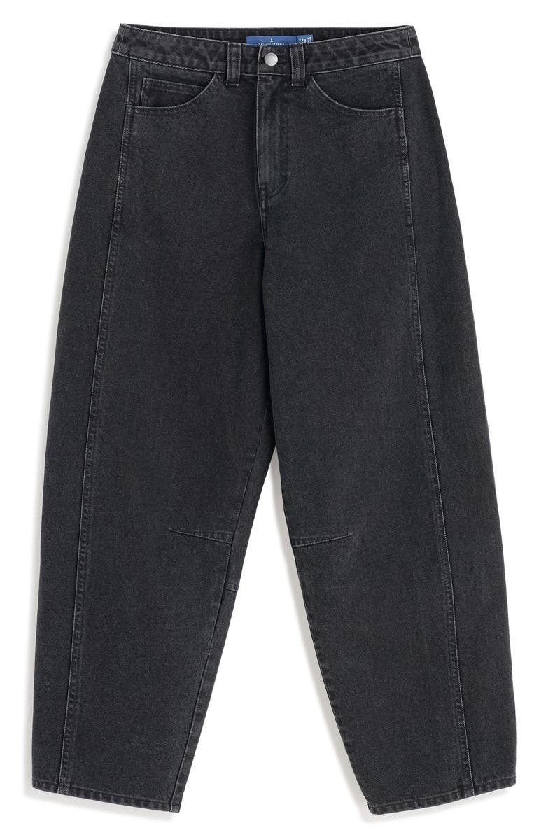 Seasalt Cornwall Gwenver Tapered Ankle Jeans, Alternate, color, Washed Black