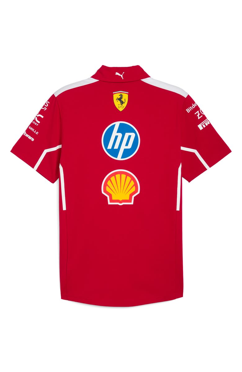 PUMA Scuderia Ferrari Team Polo, Alternate, color, Dark Cherry