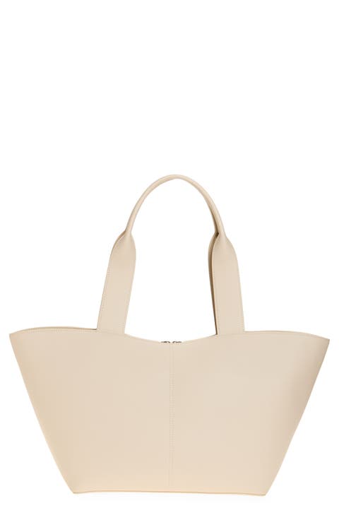 トートバッグ DEINET CANVAS BELTED HANDLE TOTE BAG IN IVORY 716KL5DXPzL._AC_SX466_.jpg