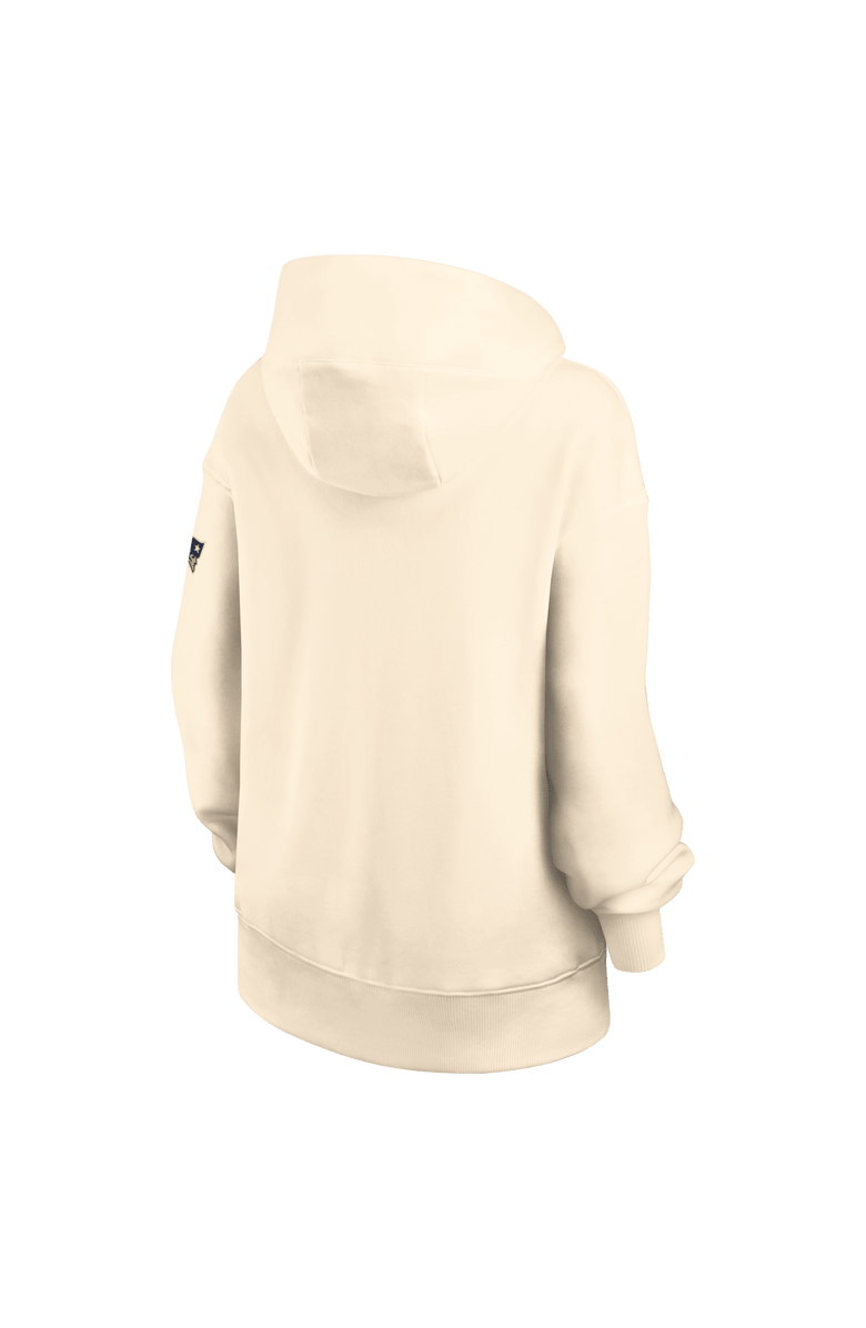 Nike Women's Nike Natural New England Patriots Oversized Legacy Phoenix Hoodie, Alternate, color, Natural