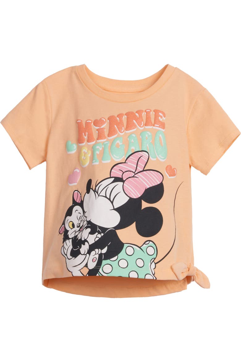 Minnie Mouse 2-Piece T-Shirt and Shorts Set, Alternate, color, Minnie Figaro Peach