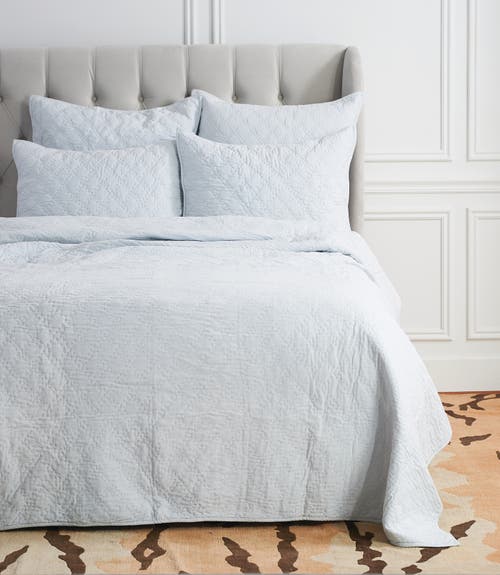 Elisabeth York Sutton Fog King Sham In White