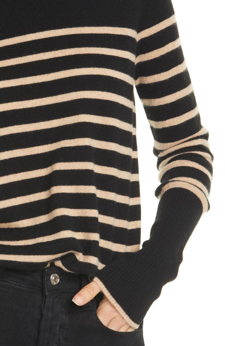 La Ligne AAA Lean Lines Cashmere Sweater, Alternate, color, 