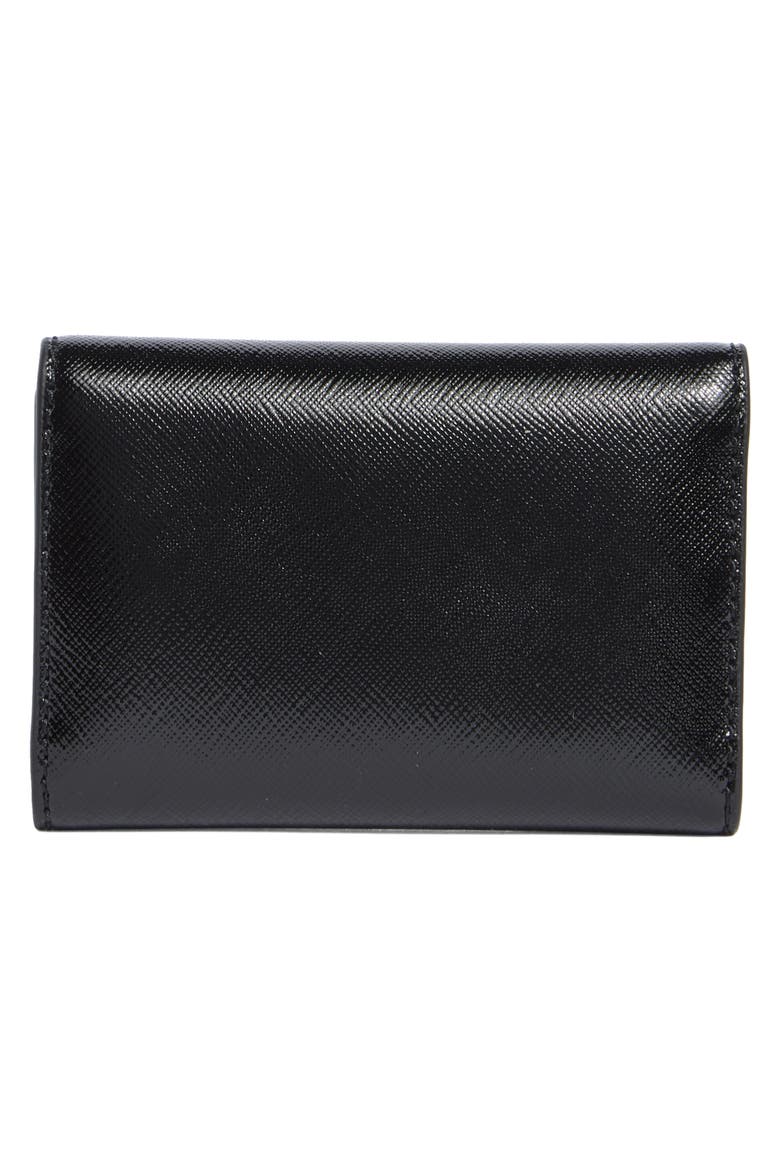 The Leather Key Case, Alternate, color, BLACK
