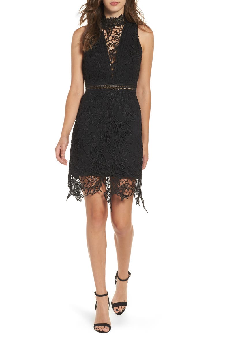 Felicity Sheath Dress, Main, color, BLACK