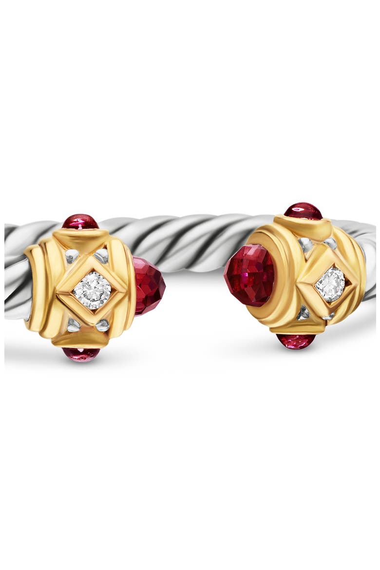Renaissance Ring in Sterling Silver, Alternate, color, RHODOLITE GARNET