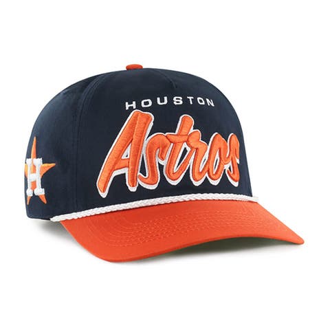Men's '47 Navy Houston Astros Dropshadow Rope Hitch Adjustable Hat