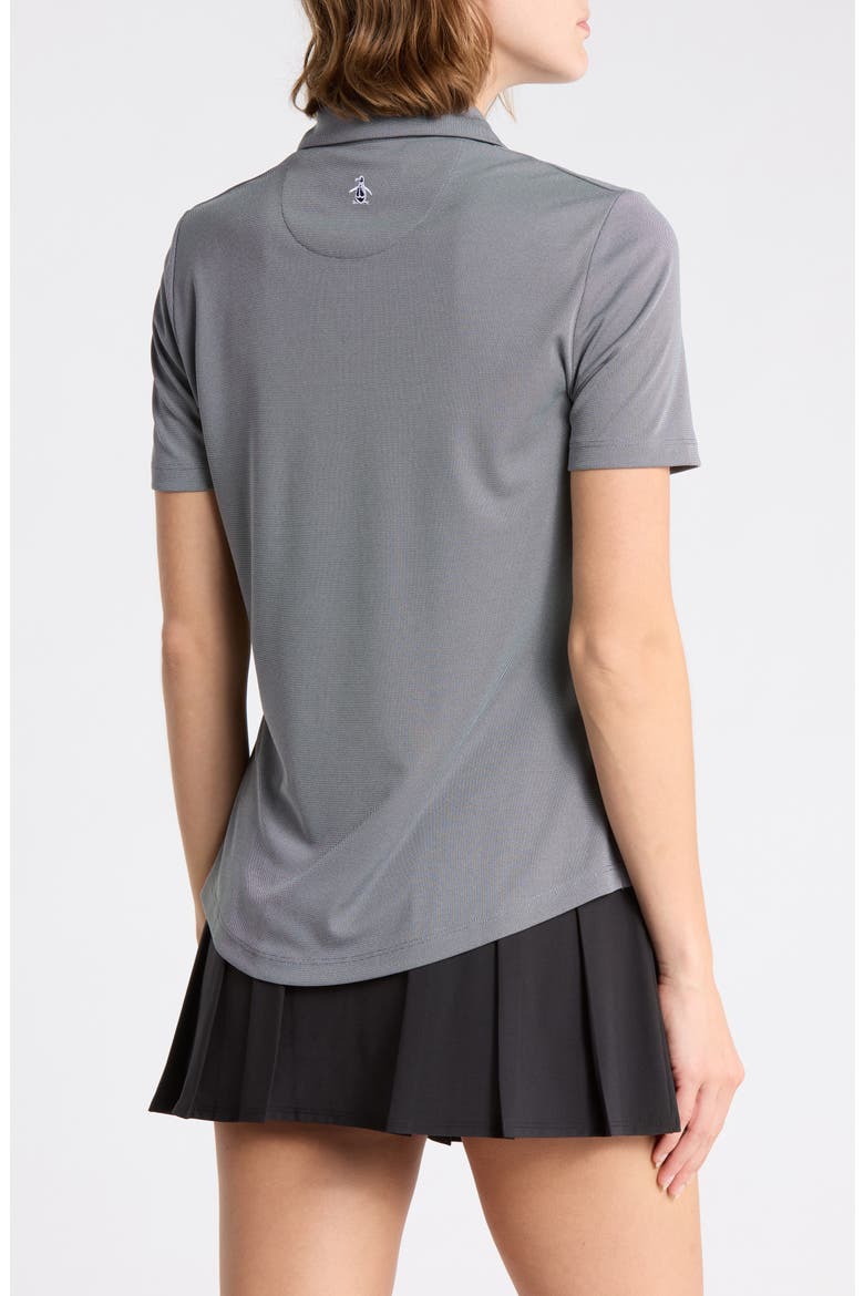 Bird's Eye Knit Polo, Alternate, color, BLACK IRIS
