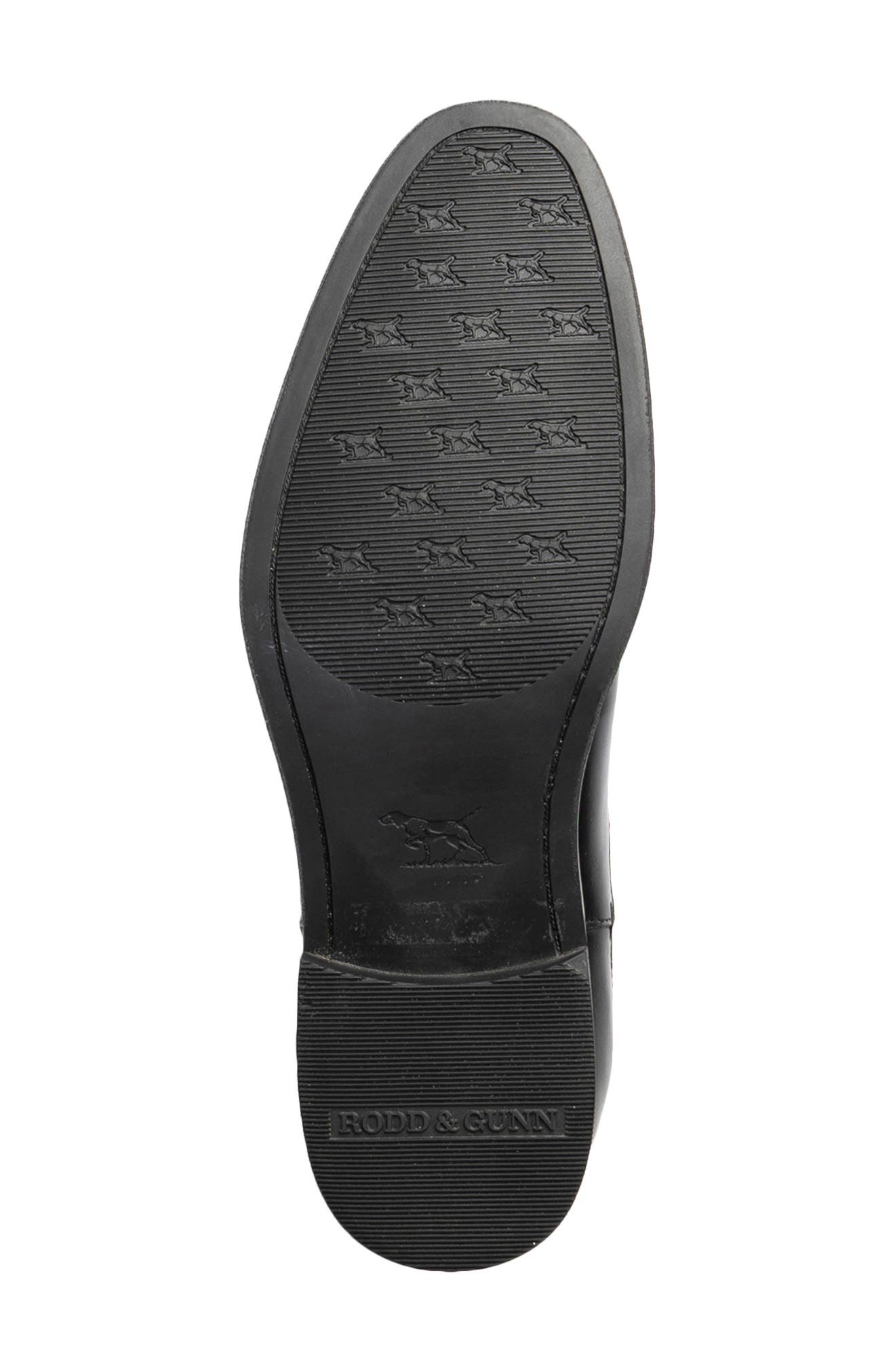 Russlands Leather Chelsea Boot, Alternate, color, NERO
