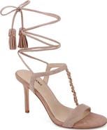 L'AGENCE Bond Lace-Up Leather Sandal