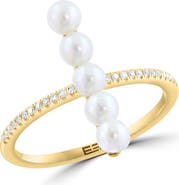EFFY Freshwater Pearl & Diamond Ring