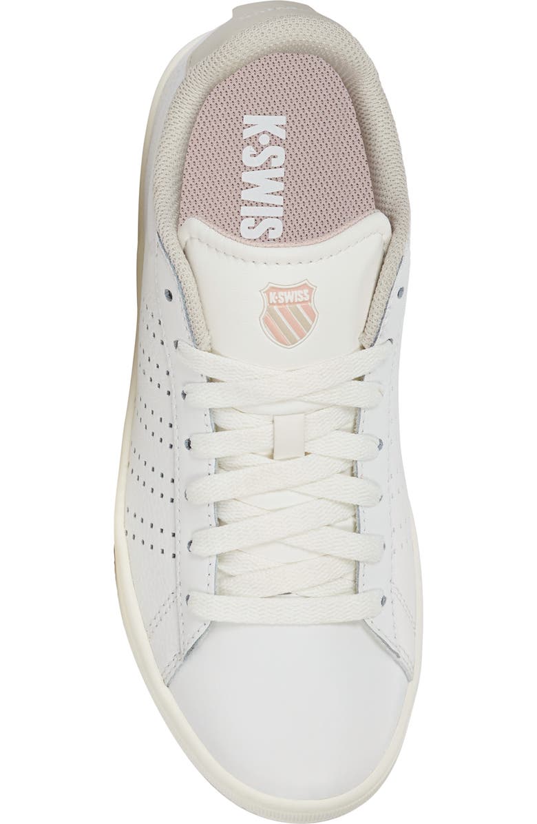 K-Swiss Court Base II Sneaker, Alternate, color, Cloud/Oatmeal/Rose