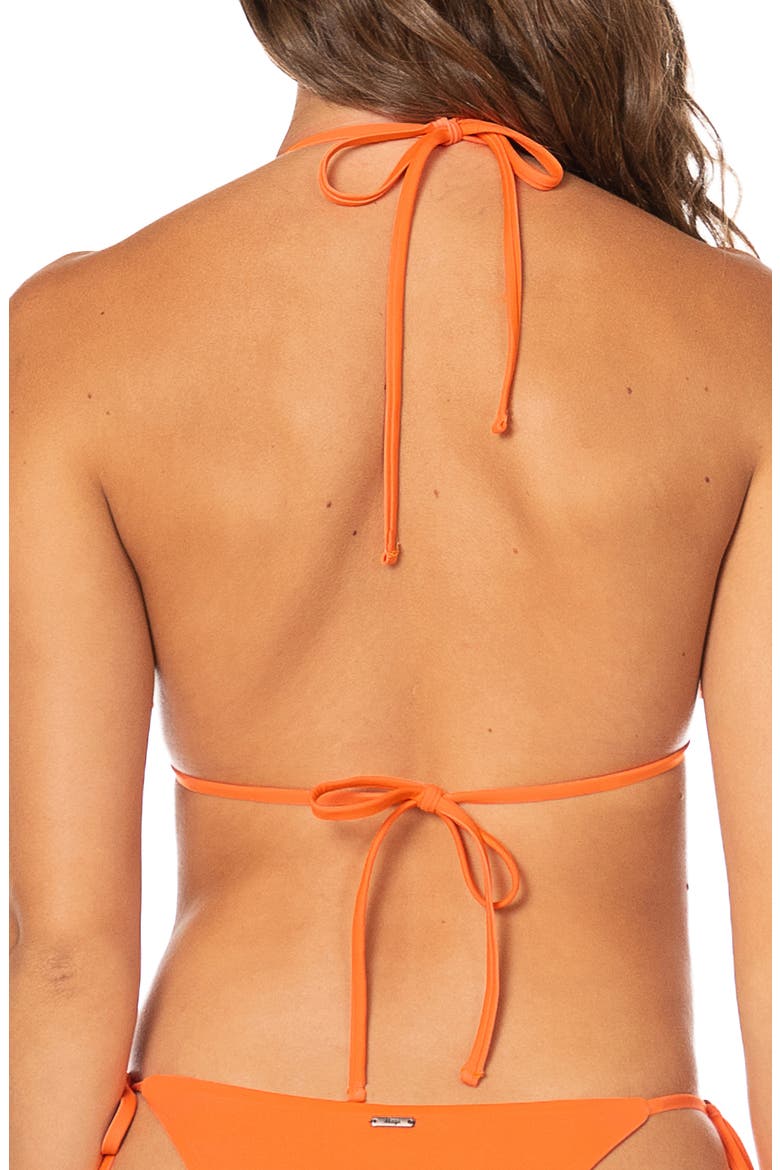 Orange Balmy Bikini Top, Alternate, color, ORANGE