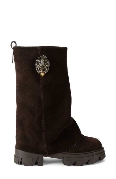 Stomp Leather Foldover Boot