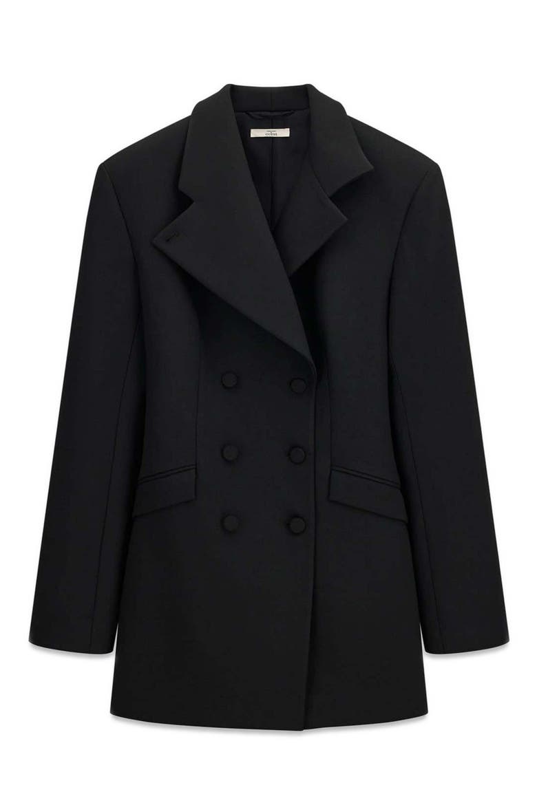 Double Breasted Blazer Minidress, Alternate, color, JBLACK-BLACK