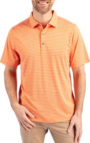 Cutter & Buck Forge Heather Stripe Recycled Blend Polo