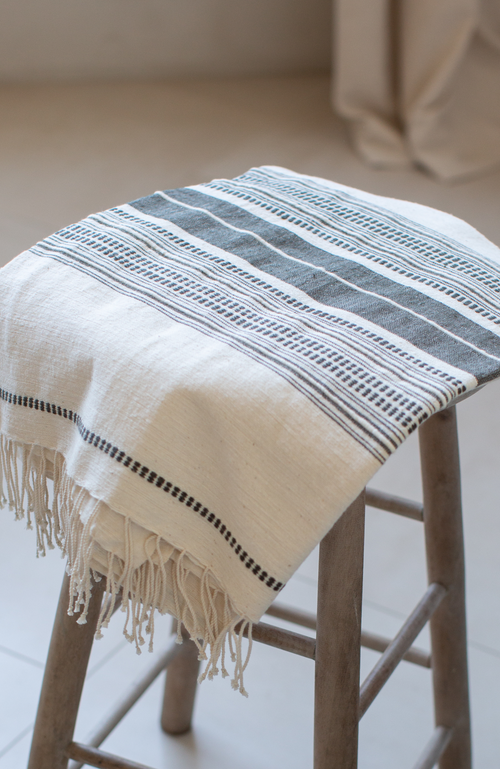 Sabahar Genale Hand Towel In Gray