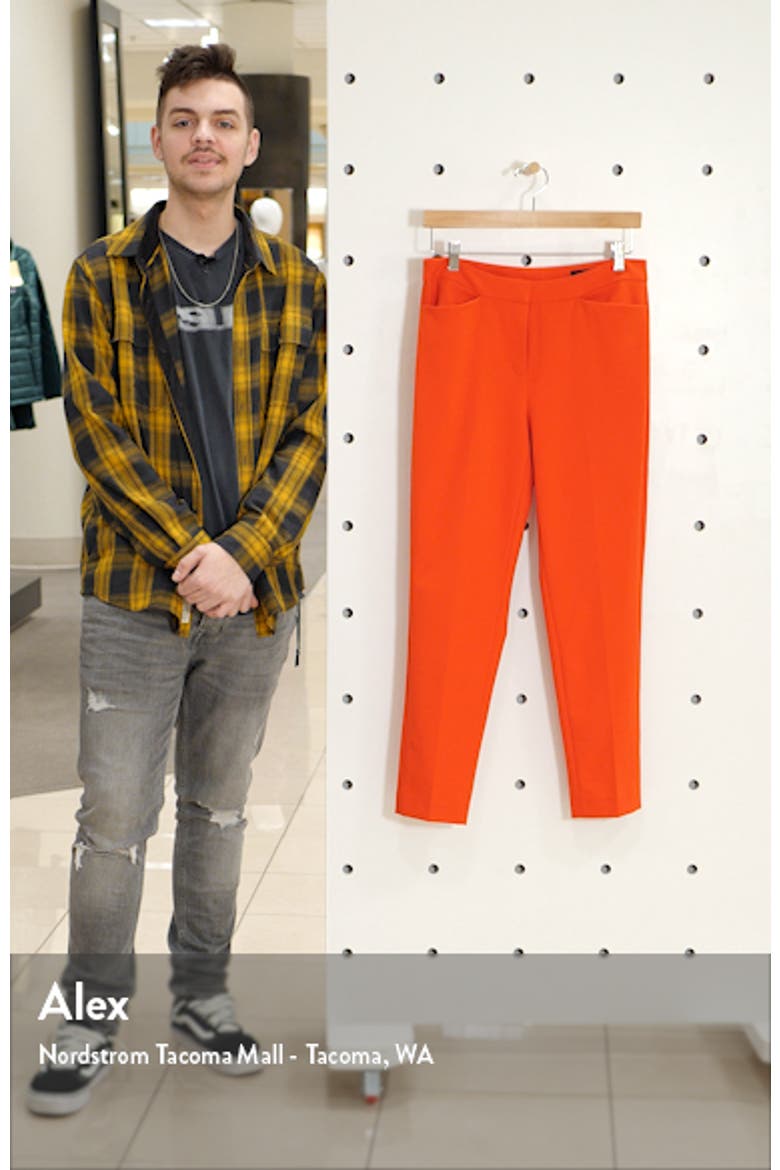Crop Straight Leg Pants video