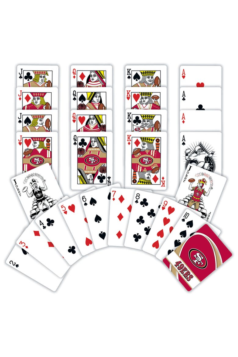 San Francisco 49ers Playing Cards, Alternate, color, Multicolor
